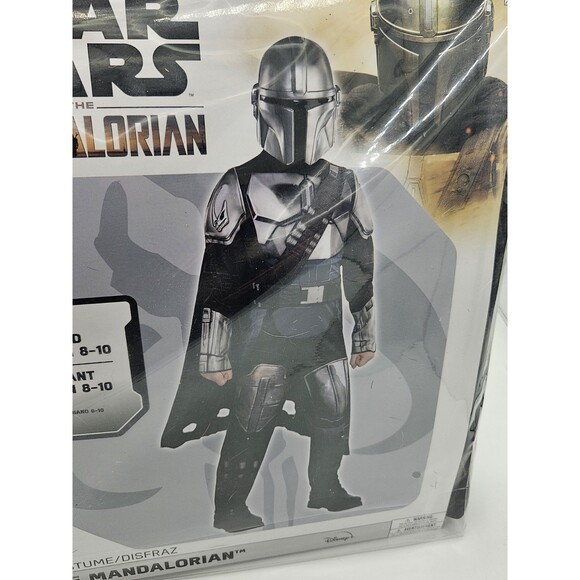 Star Wars The Mandalorian Dress Up Halloween Play Kids Costume Size Medium 8-10 - Picture 3 of 6